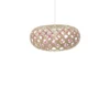 David Trubridge Kina Pendelleuchte Ø 60cm pink