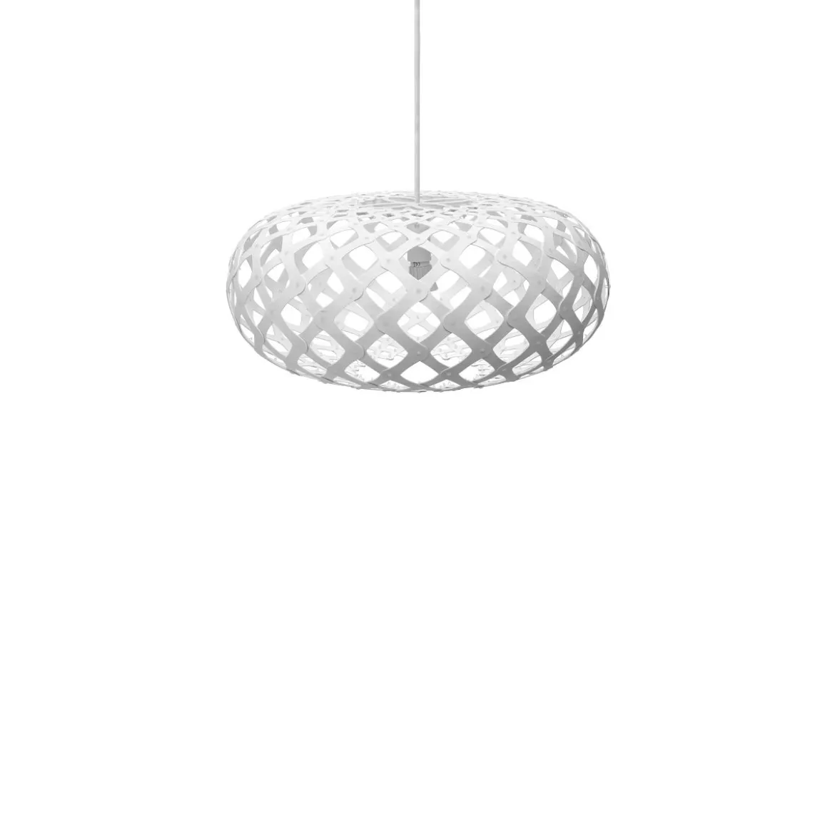 David Trubridge Kina Pendelleuchte Ø 60cm weiß 2 Seiten