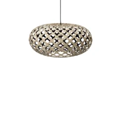 David Trubridge Kina Pendelleuchte Ø 80cm Innen schwarz