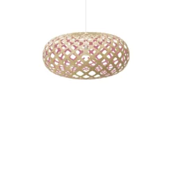 David Trubridge Kina Pendelleuchte Ø 80cm pink