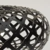 David Trubridge Kina Pendelleuchte Ø 100cm schwarz 2 Seiten