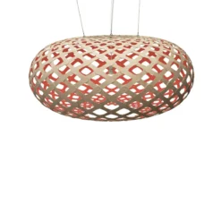 David Trubridge Kina Pendelleuchte Ø 140cm rot