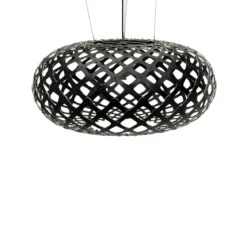 David Trubridge Kina Pendelleuchte Ø 140cm schwarz 2 Seiten