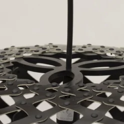 David Trubridge Kina Pendelleuchte Ø 140cm schwarz 2 Seiten