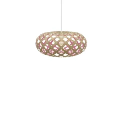 David Trubridge Kina Pendelleuchte Ø 44cm pink
