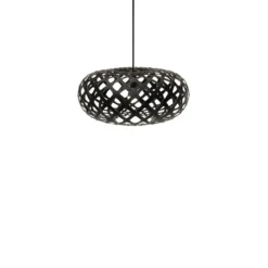 David Trubridge Kina Pendelleuchte Ø 44cm schwarz 2 Seiten