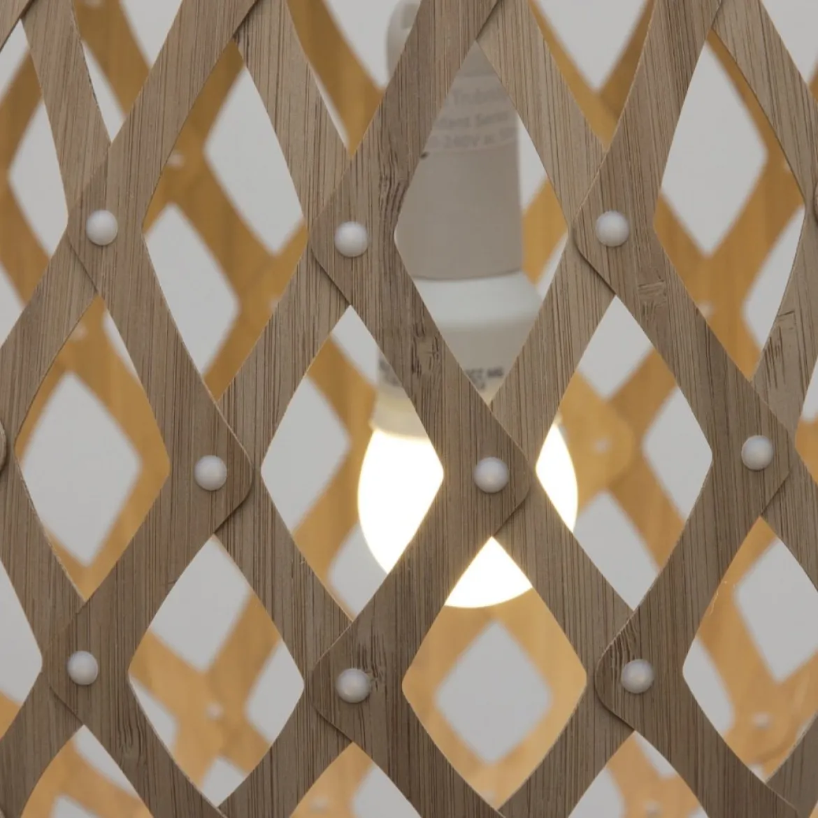 David Trubridge Koura Pendelleuchte 100 cm bambus