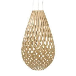 David Trubridge Koura Pendelleuchte 160 cm bambus