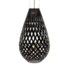 David Trubridge Koura Pendelleuchte 160 cm schwarz 2 Seiten