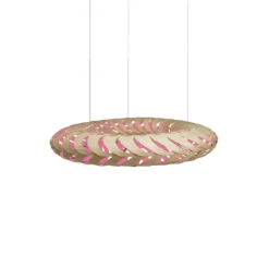 David Trubridge Maru Pendelleuchte Ø 110cm pink