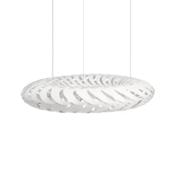 David Trubridge Maru Pendelleuchte Ø 110cm weiß 2 Seiten