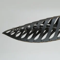 David Trubridge Navicula small Pendelleuchte 57 cm schwarz 2 Seiten