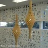 David Trubridge Nikau Pendelleuchte orange