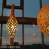 David Trubridge Nikau Pendelleuchte rot