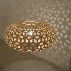David Trubridge Snowflake Pendelleuchte Ø 80cm bambus