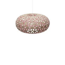 David Trubridge Snowflake Pendelleuchte Ø 80cm pink