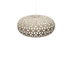 David Trubridge Snowflake Pendelleuchte Ø 80cm weiß 1 Seite