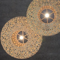 David Trubridge Snowflake Pendelleuchte Ø 100cm bambus