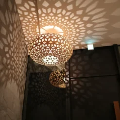 David Trubridge Snowflake Pendelleuchte Ø 100cm bambus