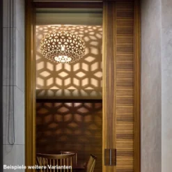 David Trubridge Snowflake Pendelleuchte Ø 100cm limette