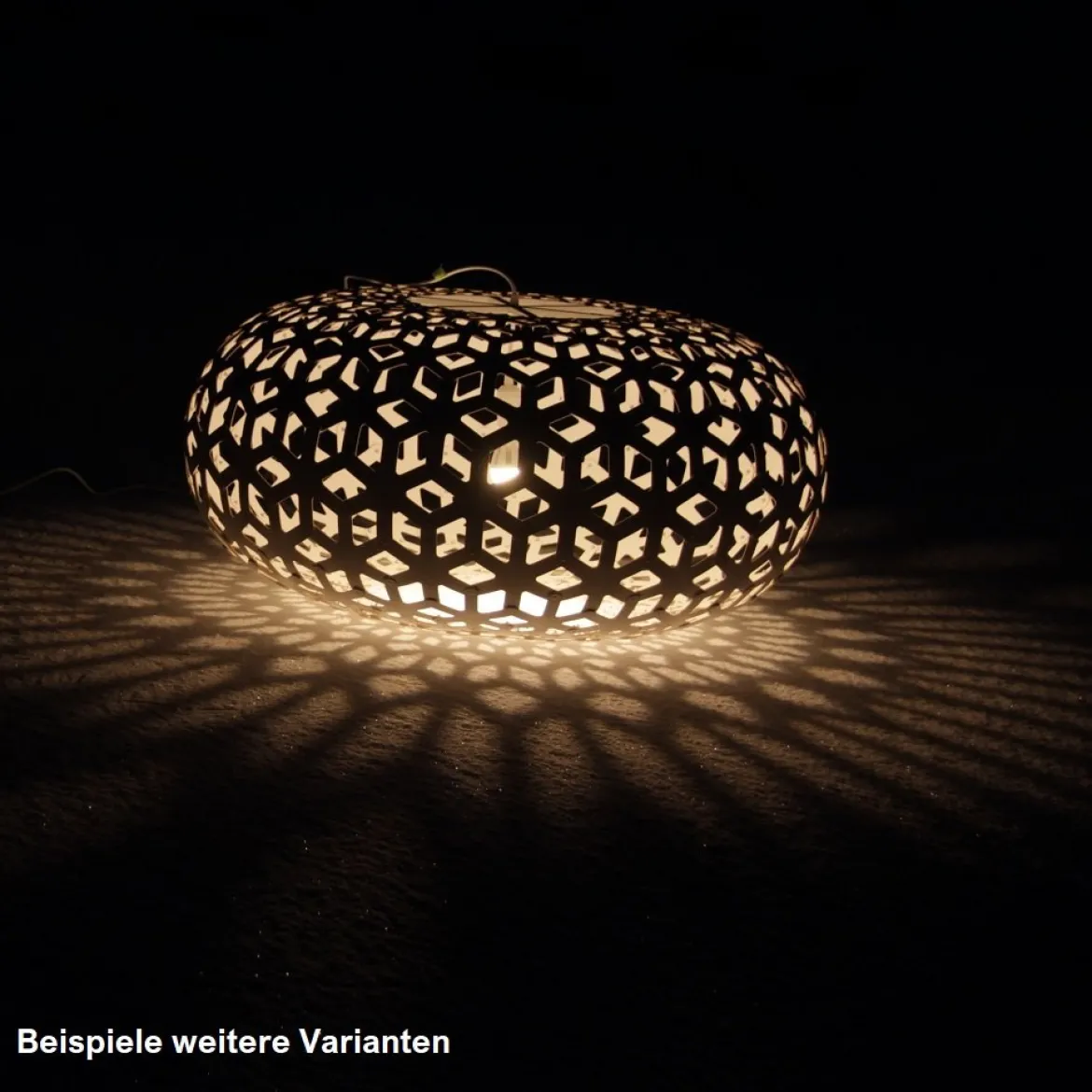 David Trubridge Snowflake Pendelleuchte Ø 100cm weiß 1 Seite