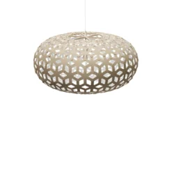 David Trubridge Snowflake Pendelleuchte Ø 100cm weiß 1 Seite