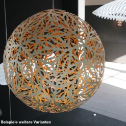 David Trubridge Sola Pendelleuchte Ø 100cm bambus