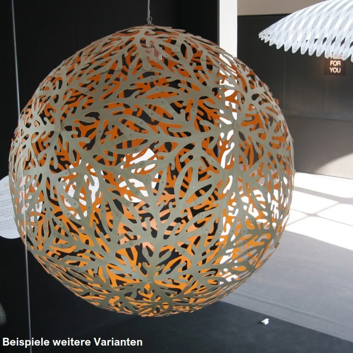 David Trubridge Sola Pendelleuchte Ø 135cm bambus