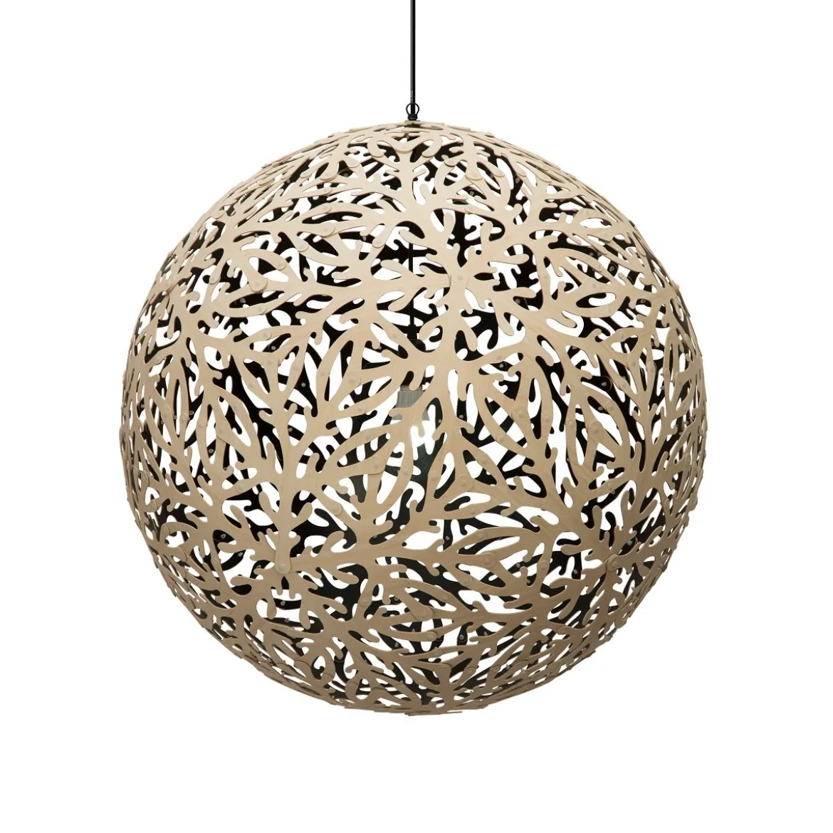 David Trubridge Sola Pendelleuchte Ø 135cm Innen schwarz