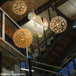 David Trubridge Sola Pendelleuchte Ø 80cm Innen schwarz