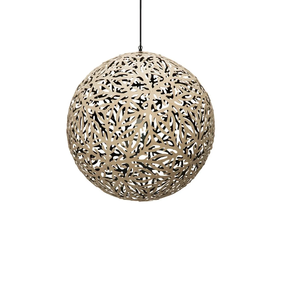 David Trubridge Sola Pendelleuchte Ø 80cm Innen schwarz