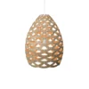 David Trubridge Tui large Pendelleuchte Ø 76 cm orange