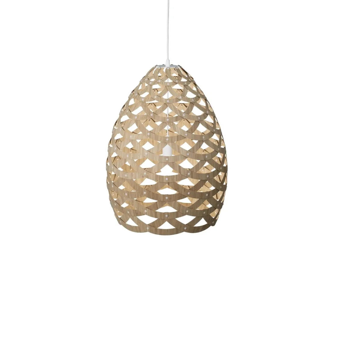 David Trubridge Tui medium Pendelleuchte Ø 54 cm bambus