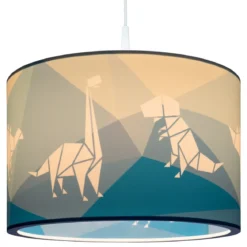 Elobra 139868 Hängeleuchte Dinopoly blau 40cm E27