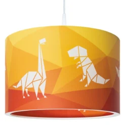 Elobra 139905 Hängeleuchte Dinopoly orange 40cm E27