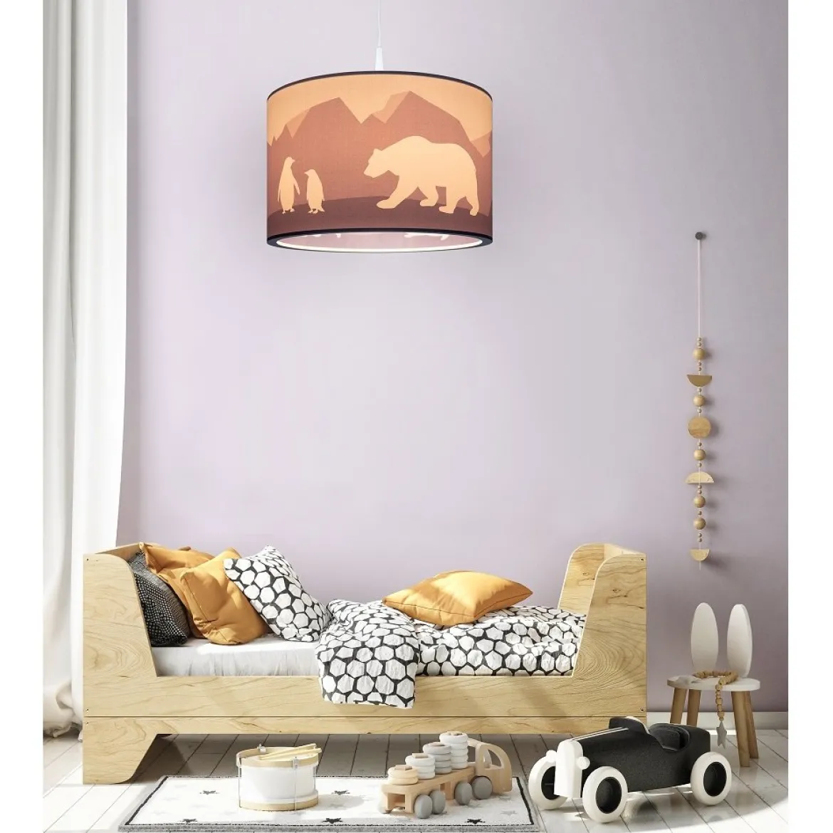 Elobra 139561 Hängeleuchte Scandi Antarktis lila 40cm