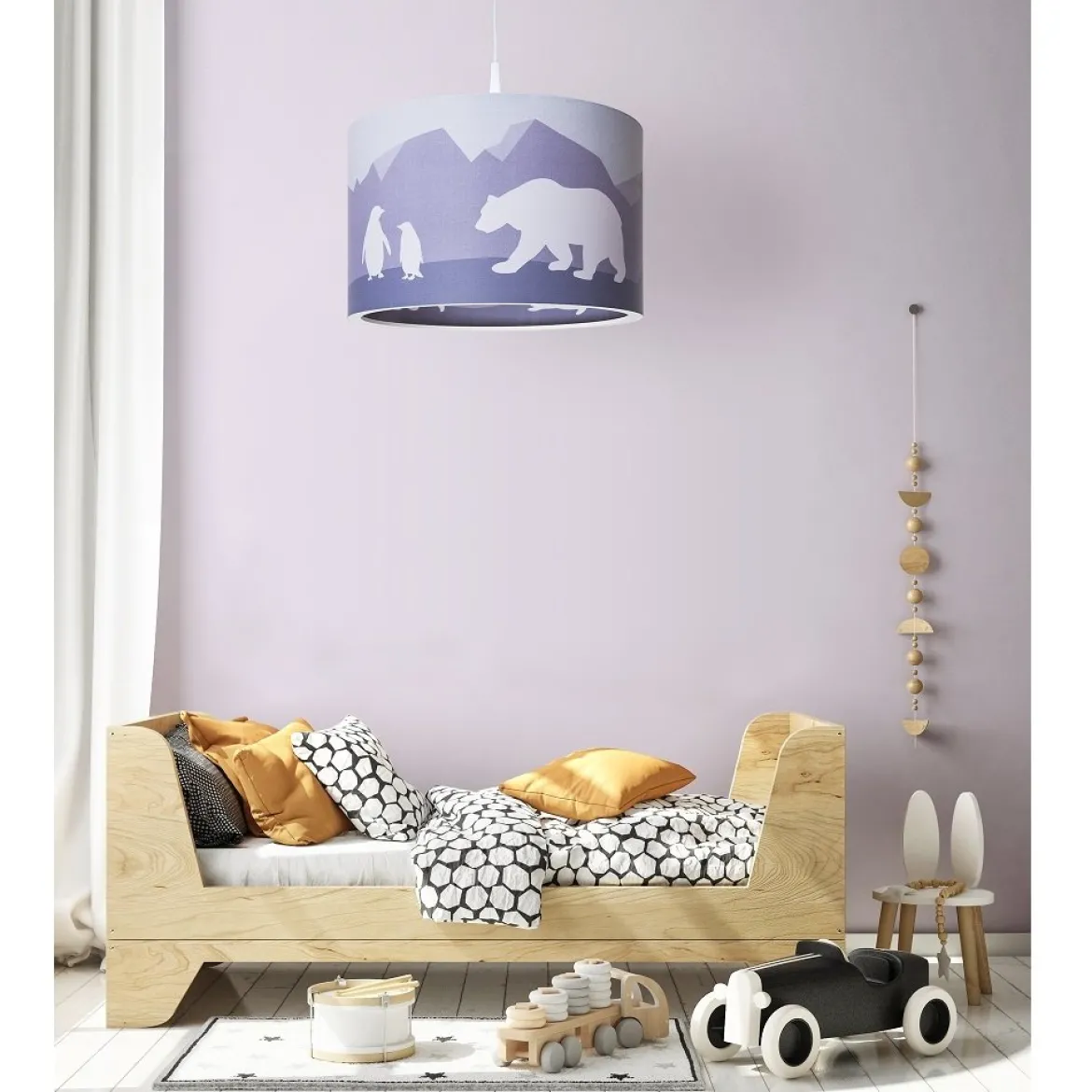 Elobra 139561 Hängeleuchte Scandi Antarktis lila 40cm