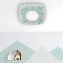Elobra 139554 LED Deckenleuchte Scandi Wald mintgrün 3000K