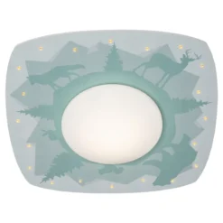 Elobra 139554 LED Deckenleuchte Scandi Wald mintgrün 3000K