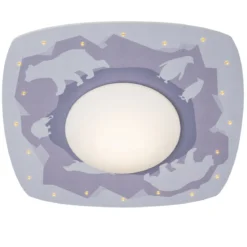 Elobra 139592 LED Deckenleuchte Scandi Antarktis lila 3000K