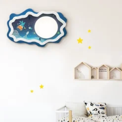 Elobra 140116 LED Deckenleuchte Space Mission blau Sternhimmeleffekt