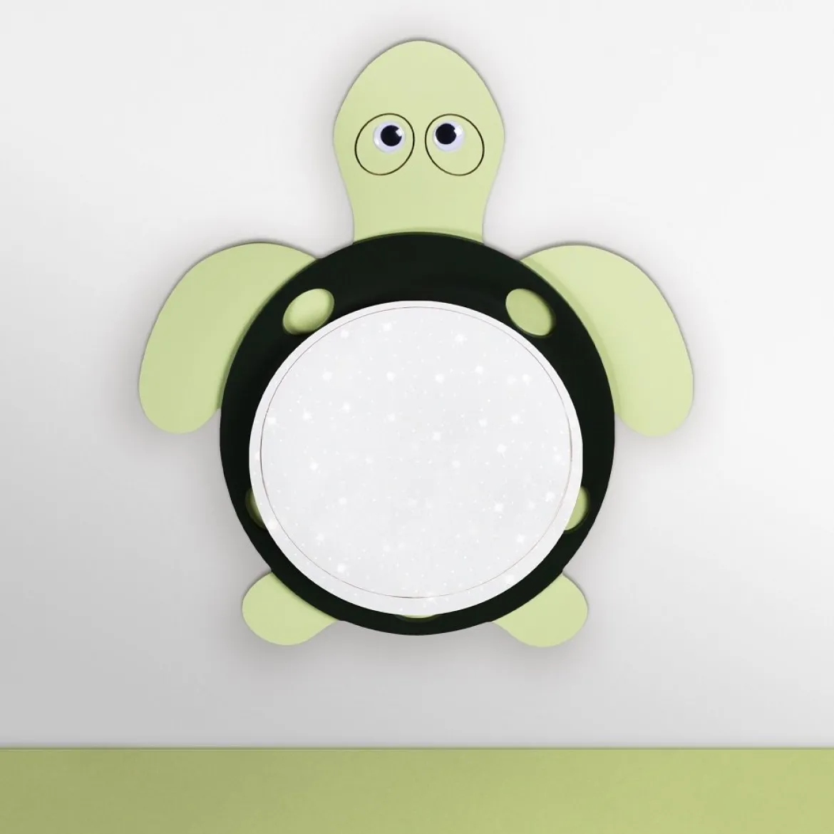 Elobra 137543 LED Deckenleuchte Turty Starlight grün 3000-5000K