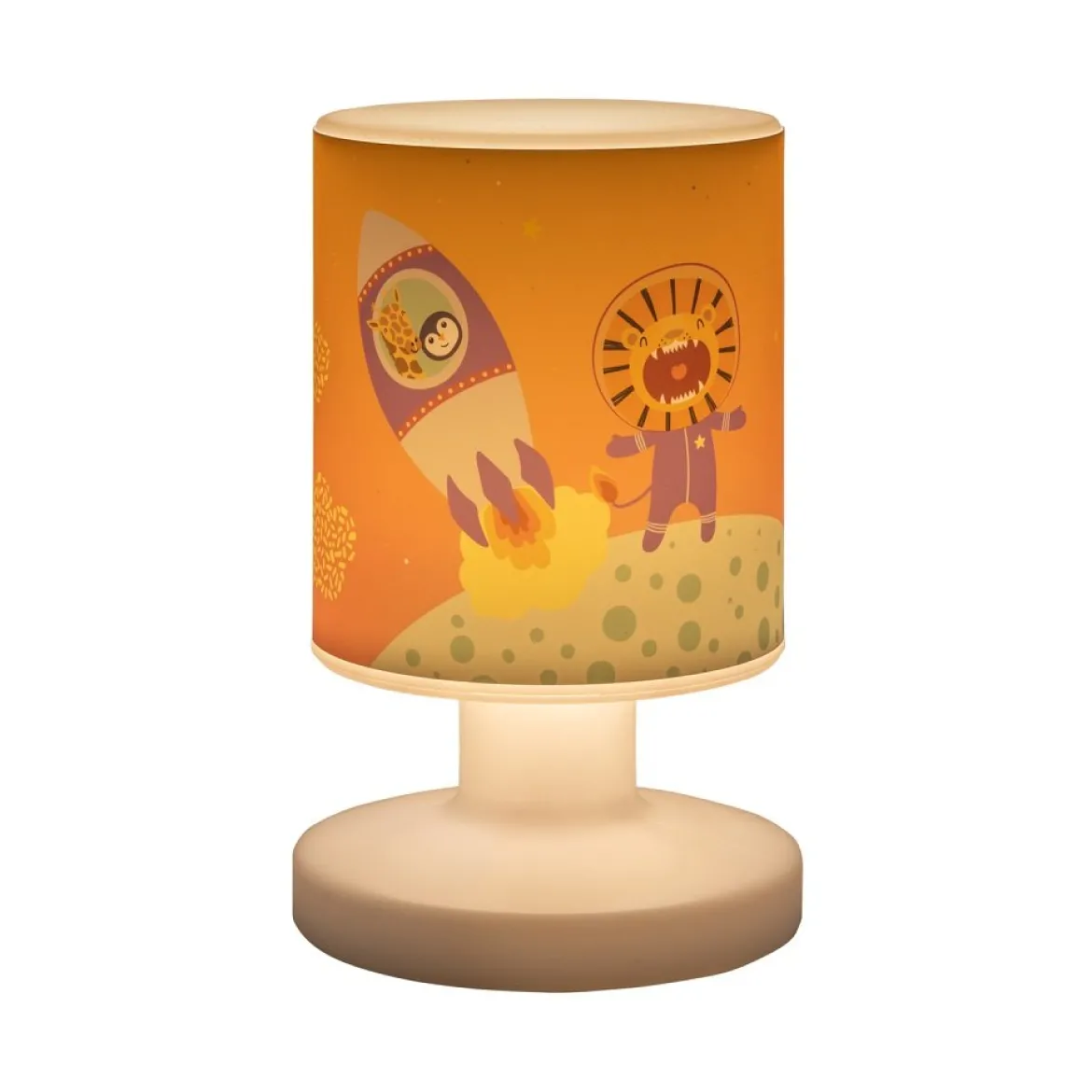 Elobra 140987 LED Tischleuchte Akkuleuchte Little Astronauts Escape orange lila
