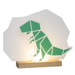 Elobra 139929 LED Tischleuchte Stecksystem Dinopoly  grün warmweiß