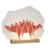 Elobra 139950 LED Tischleuchte Stecksystem Dinopoly rot orange warmweiß