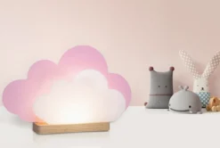 Elobra 139820 LED Tischleuchte Stecksystem Wölkchen rosa warmweiß