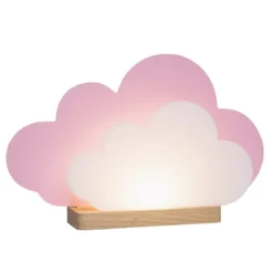 Elobra 139820 LED Tischleuchte Stecksystem Wölkchen rosa warmweiß