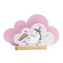 Elobra 141182 LED Tischleuchte Stecksystem Einhorn Babsy rosa warmweiß