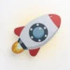 Elobra 140901 LED Wandleuchte Rakete grau rot warmweiß