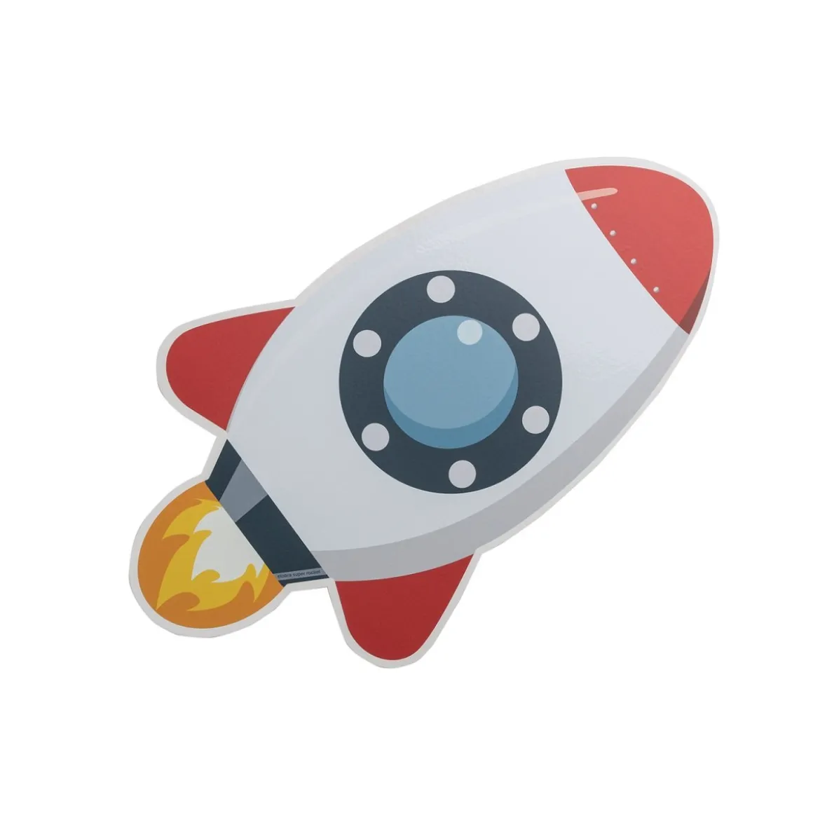 Elobra 140901 LED Wandleuchte Rakete grau rot warmweiß